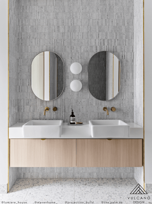 Flute Mosaic Tiles: Natural Stone for Timeless Interiors