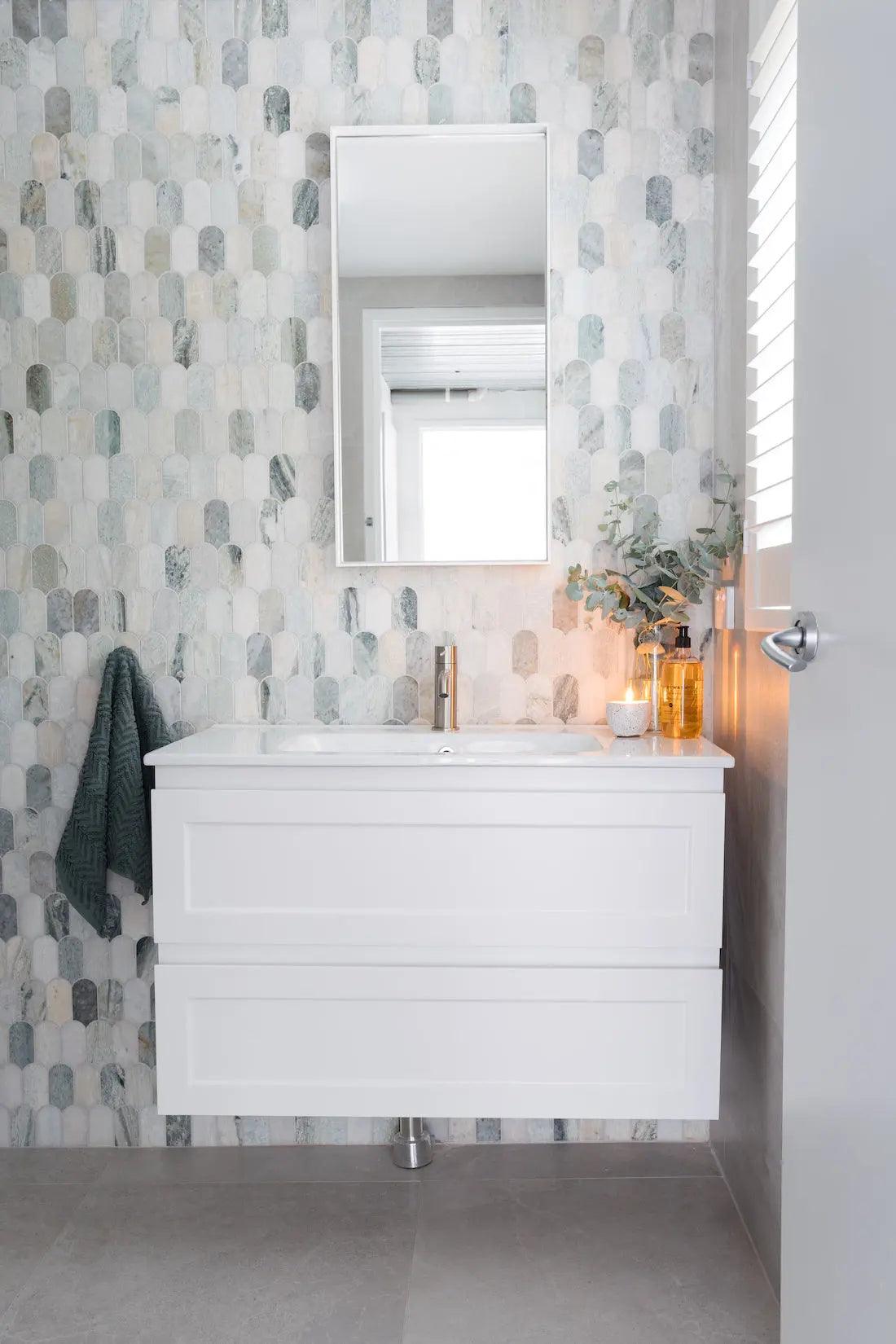 Serenity in Stone: The Enchanting Allure of Ming Green Mosaic