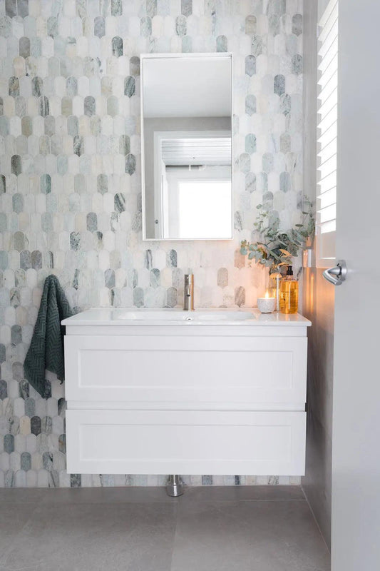 Serenity in Stone: The Enchanting Allure of Ming Green Mosaic