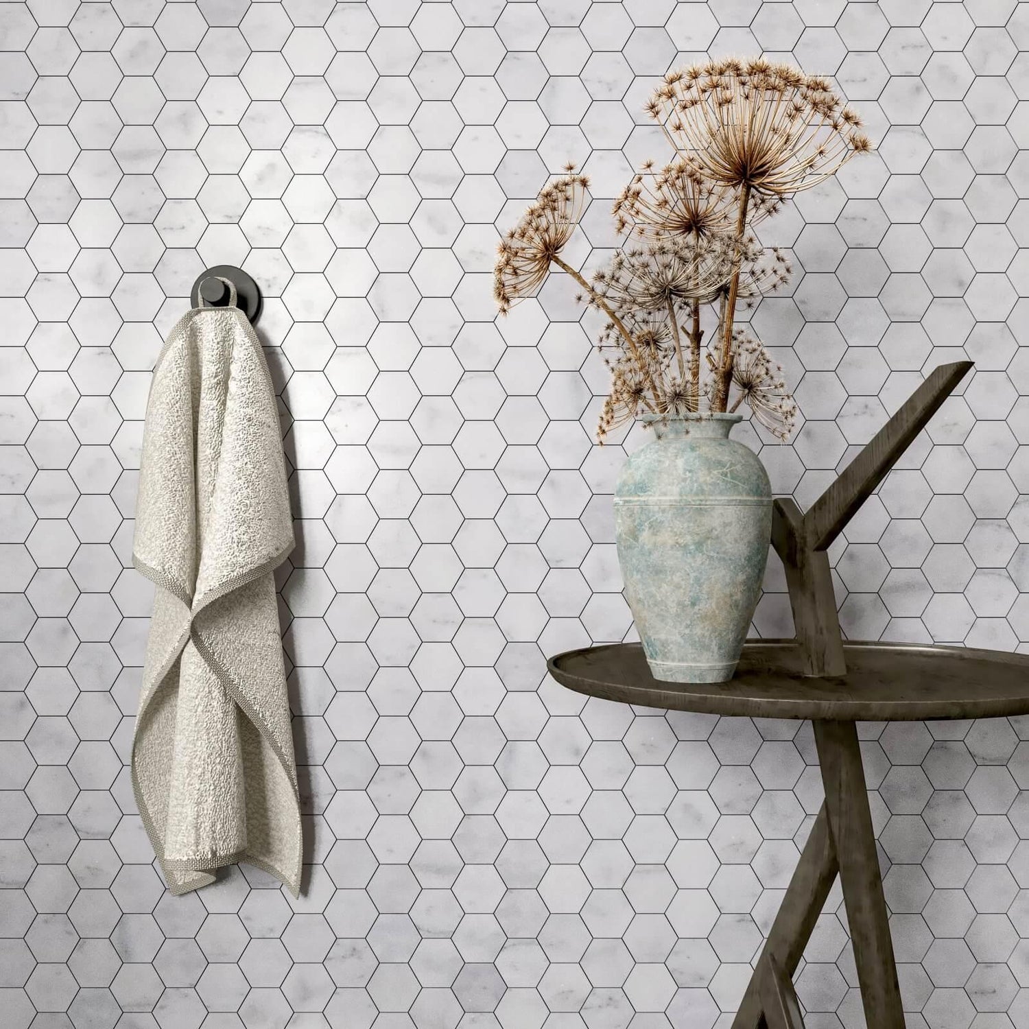 Hexagon Mosaic Tiles