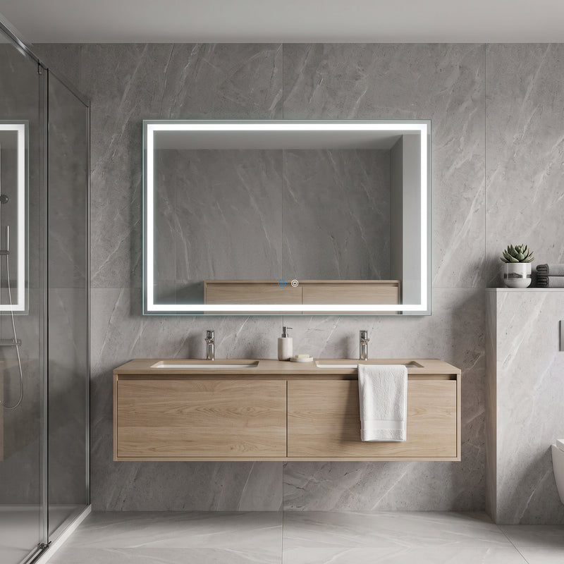 Halo Linear Frameless Mirror
