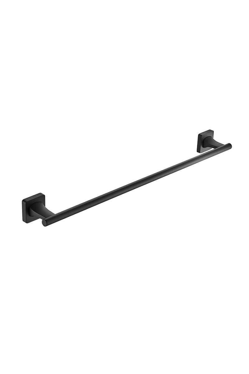 Forte Single Towel Bar Matte Black
