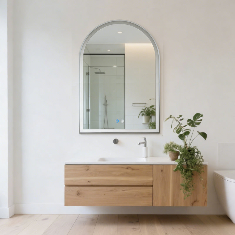 Halo Arch Frameless Mirror