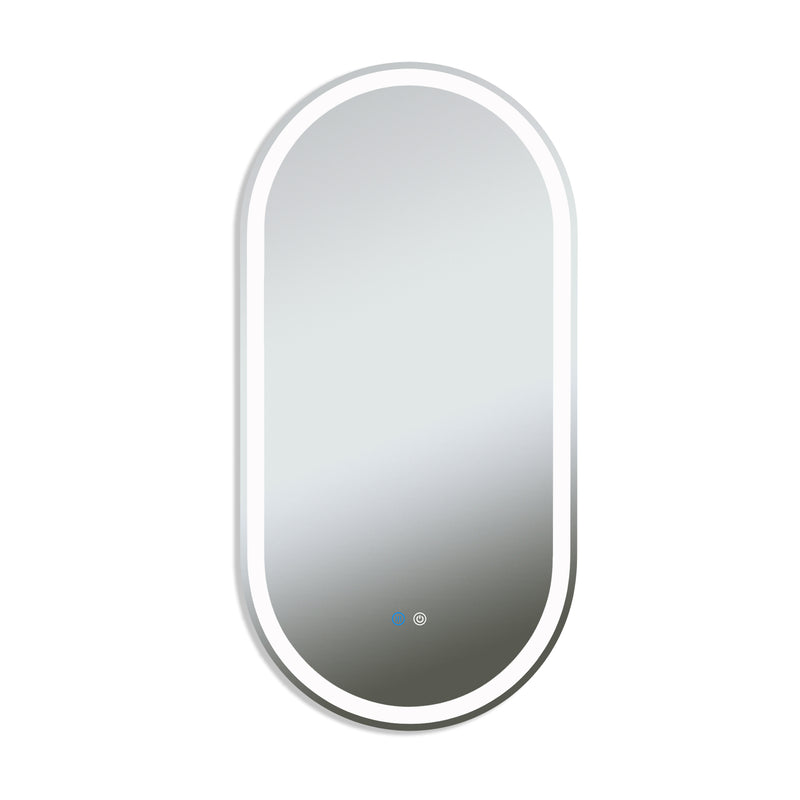 Halo Pill Frameless Mirror