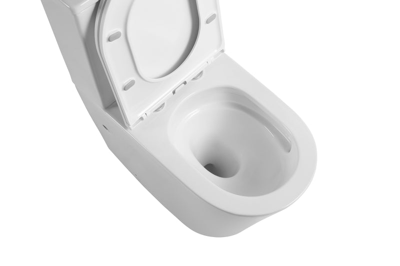 Forte Wall Faced Toilet Suite Matt White