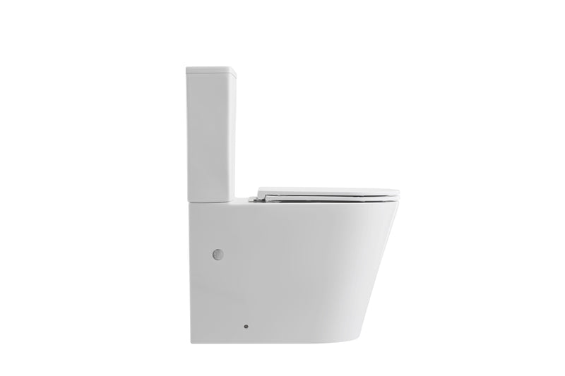 Forte Wall Faced Toilet Suite Matt White