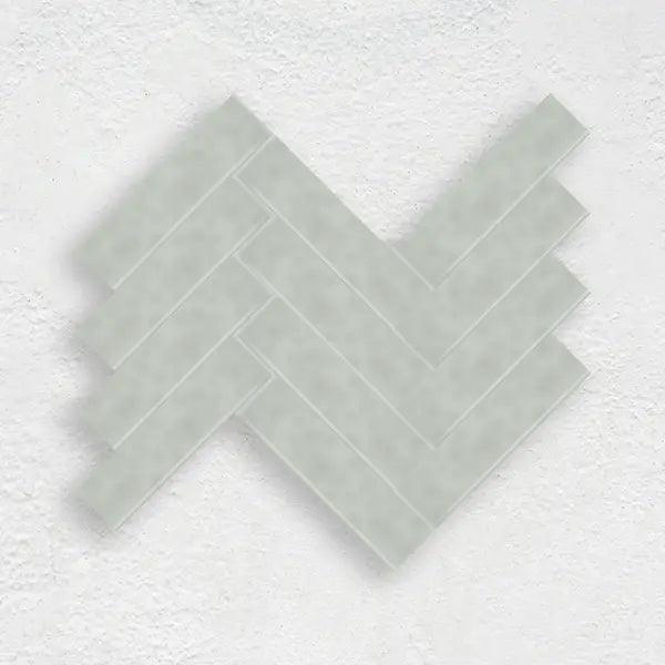 SAGE GREEN 75X300 WAVE SUBWAY TILE - Tiles Mate