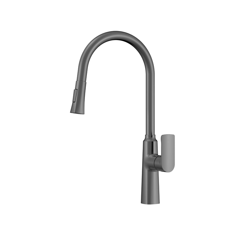 Forte Pull Out Sink Tap Gun Metal