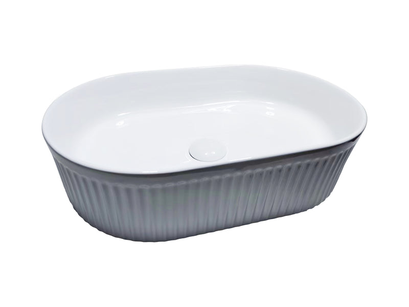 Elliptic Art Basin Gloss White