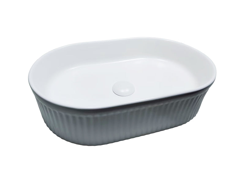 Elliptic Art Basin Matte White