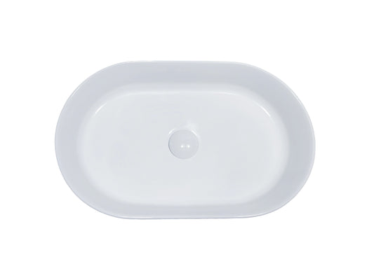 Elliptic Art Basin Gloss White