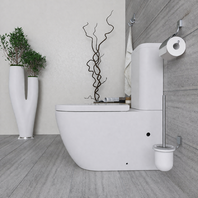 Orbit Wall Faced Toilet Suite Matte White