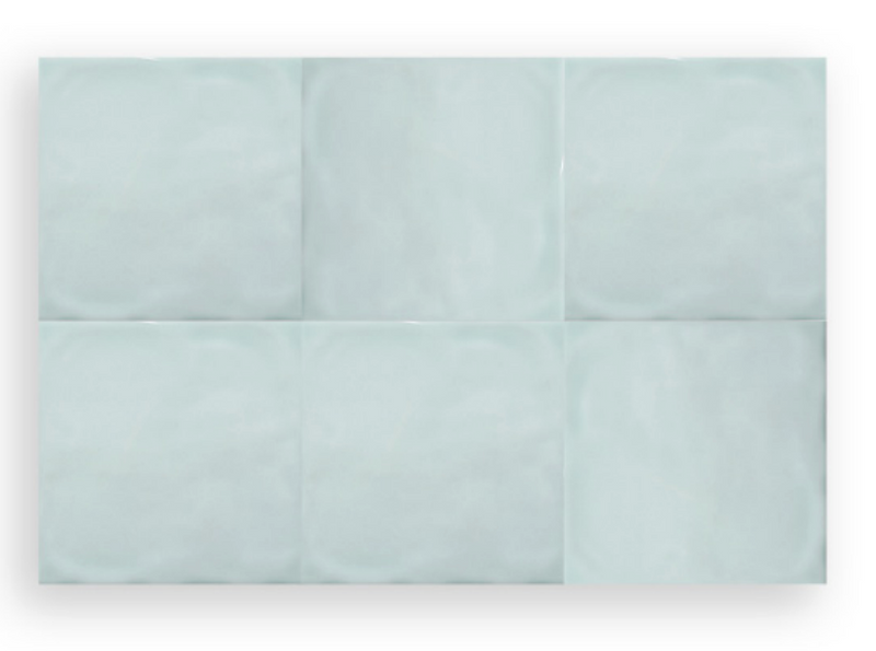 Sky Blue 150x150mm Sqaure Tiles