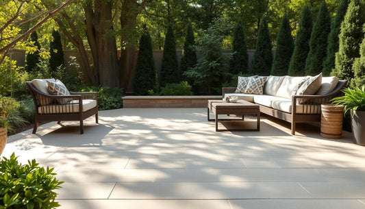 porcelain pavers outdoor transformation