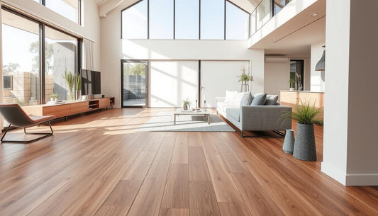hybrid flooring installation in modern Australian home