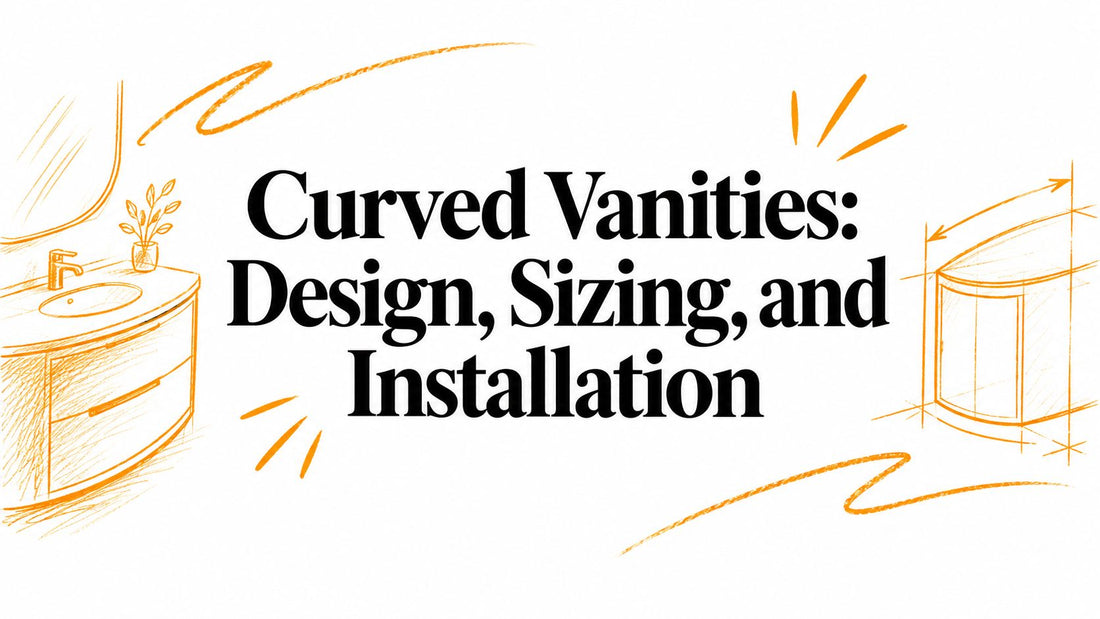 Curved Vanities: Design, Sizing, and Installation