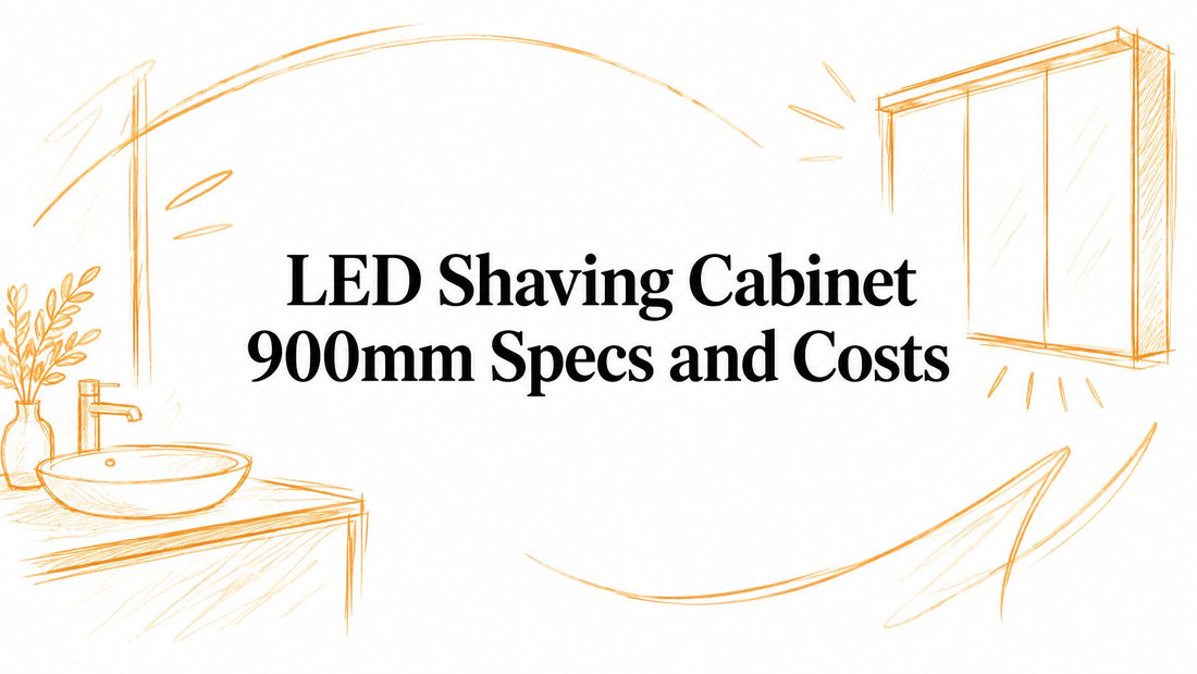 LED Shaving Cabinet 900mm Specs and Costs
