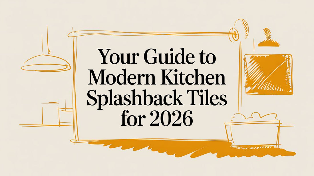 Your Guide to Modern Kitchen Splashback Tiles for 2026