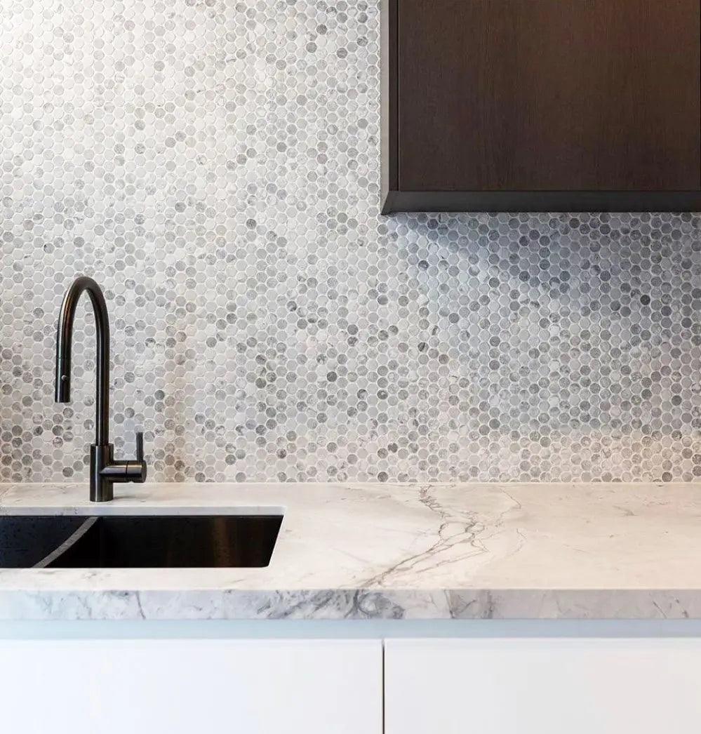 Modern Rounded Tile Penny Round Mosaic Tiles: A Timeless Design Choice – Tiles Mate