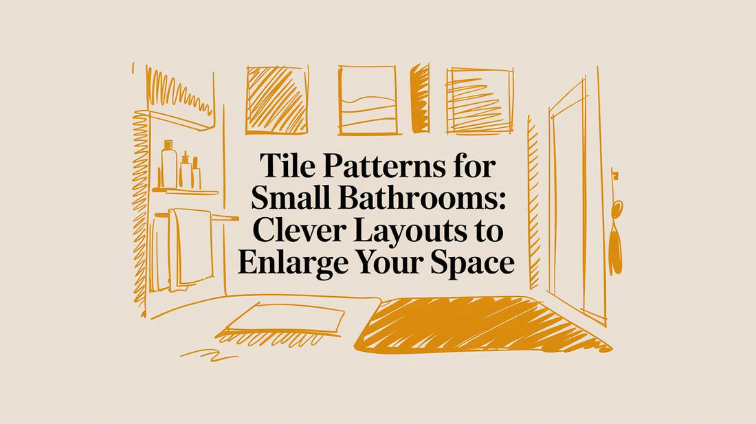 Tile patterns for small bathrooms: Clever layouts to enlarge your space