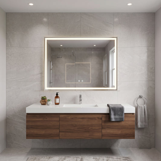 Halo Linear Frameless Mirror