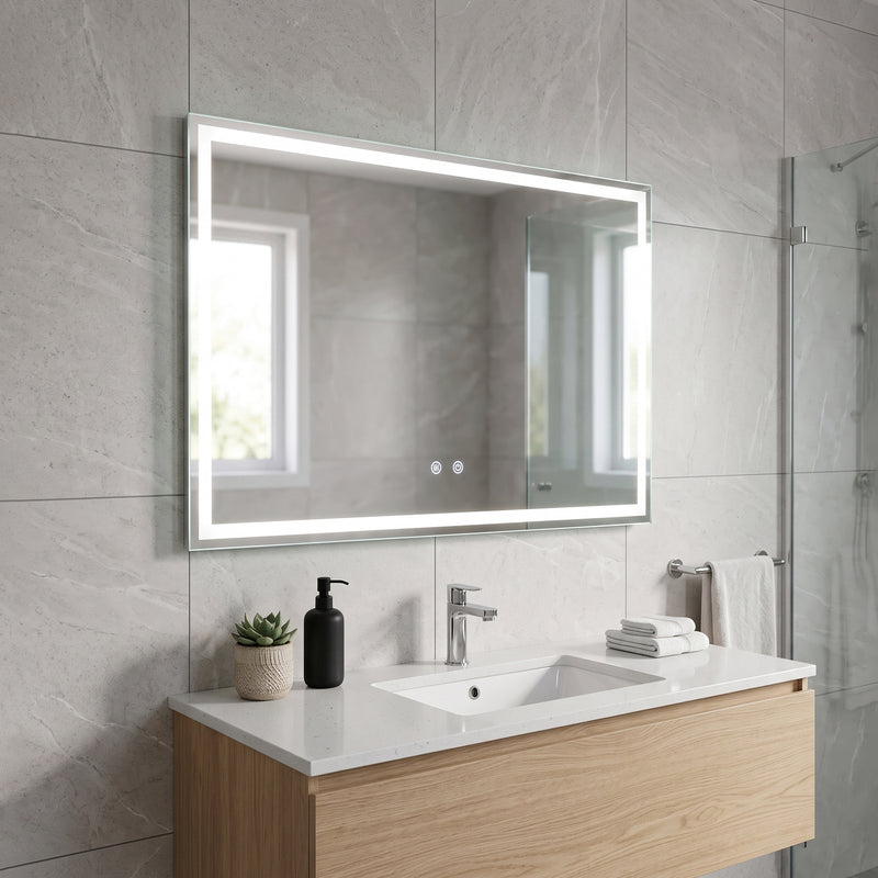 Halo Linear Frameless Mirror