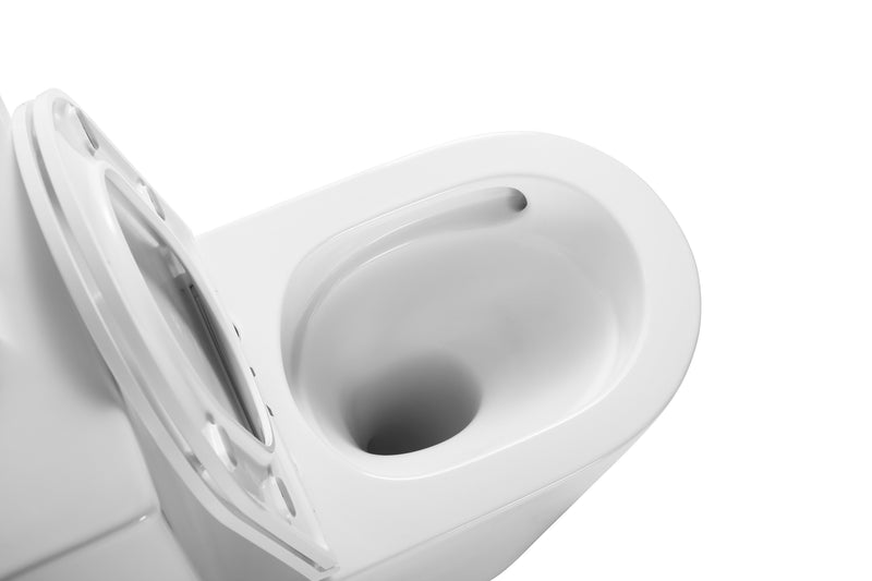 Forte Wall Faced Toilet Suite Gloss White