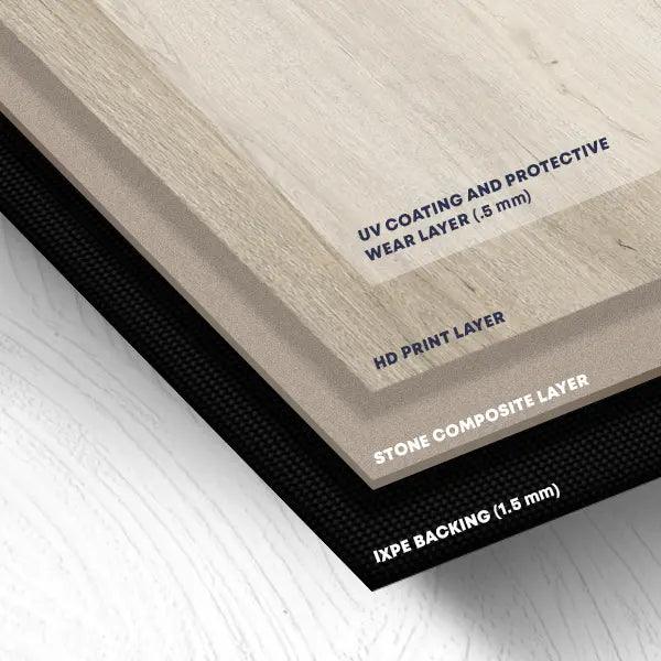 LIGHT OAK 7mm HYBRID - Tiles Mate