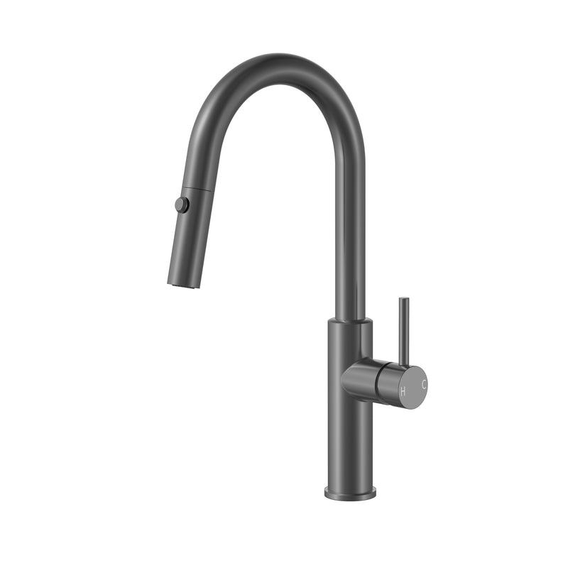 Orbit Pull Out Sink Tap Gun Metal