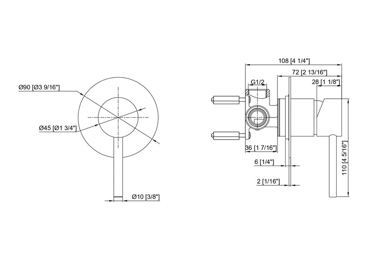Orbit Shower Mixer Chrome