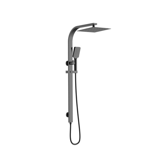Forte Long Neck Shower Set Gun Metal
