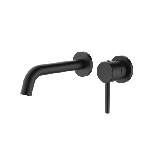Orbit Wall Tap & Lever Matte Black