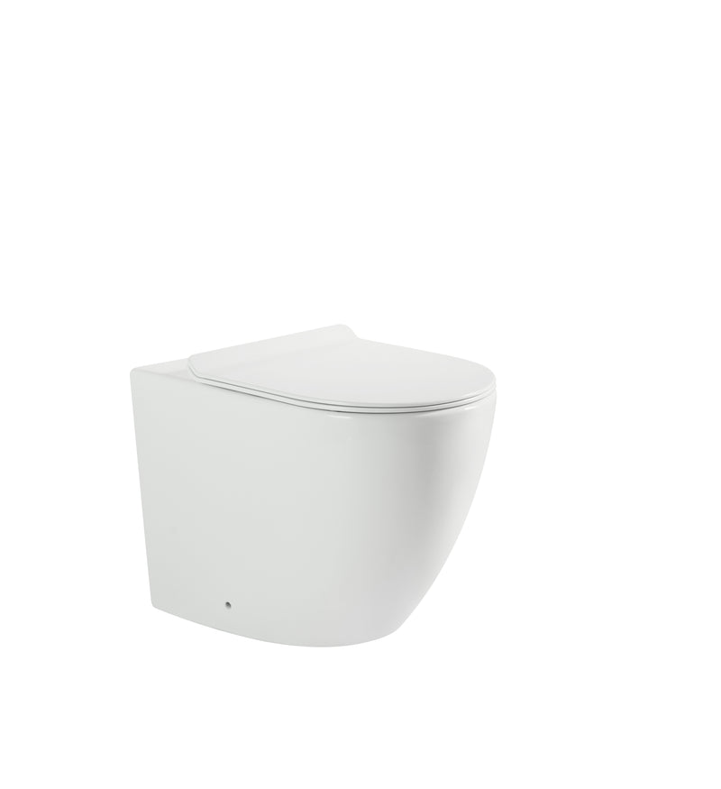 Elite Wall Faced Toilet Suite Glossy White