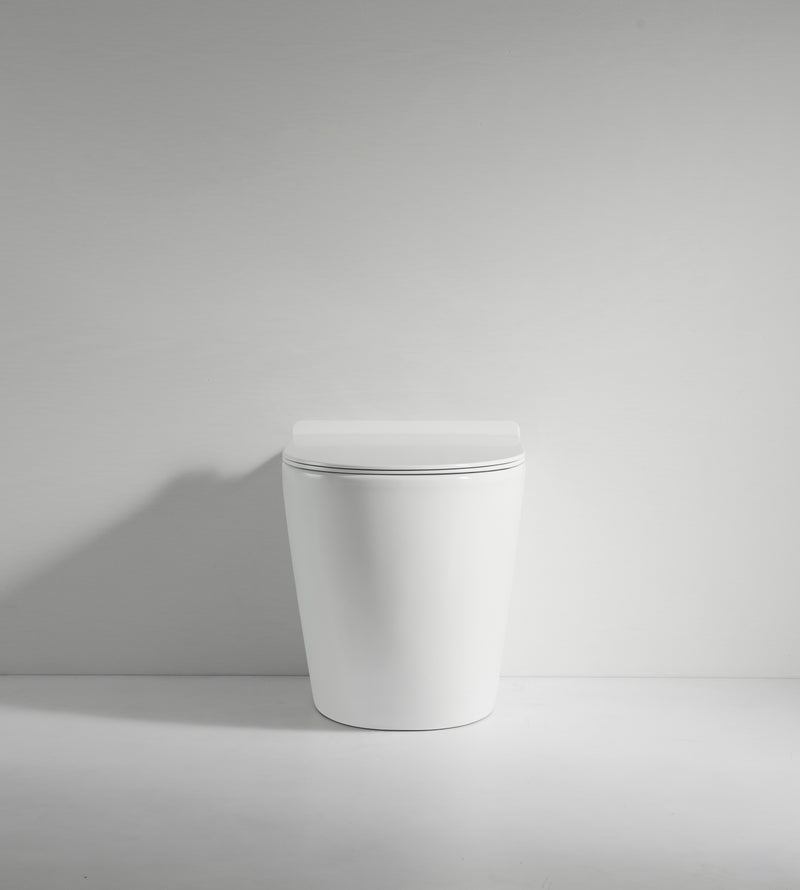 Elite Wall Faced Toilet Suite Glossy White