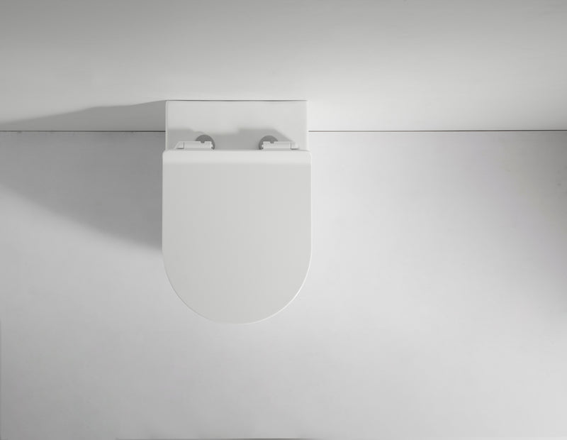 Elite Wall Faced Toilet Suite Glossy White