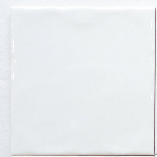 White Gloss 150x150mm Square Tile