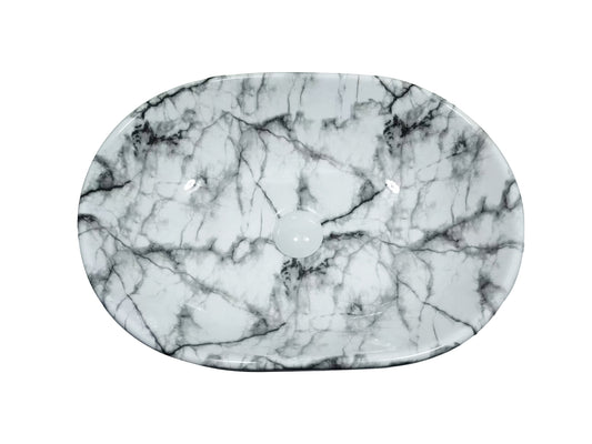 Arabescato Countertop Basin