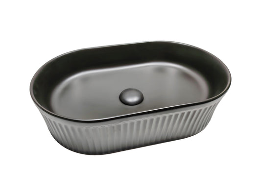 Elliptic Art Basin Matte Black