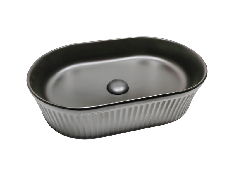 Elliptic Art Basin Matte Black