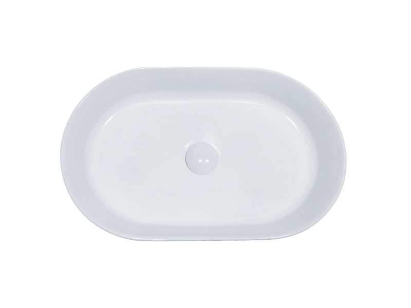 Elliptic Art Basin Gloss White