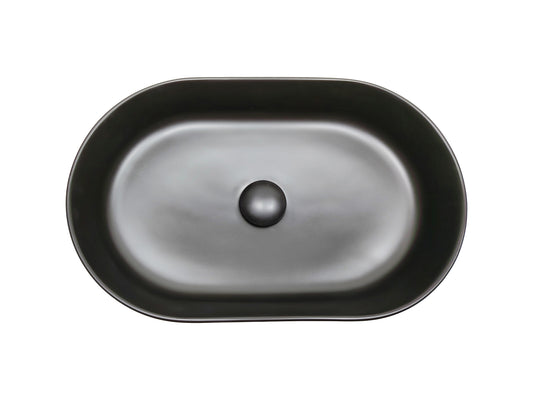 Elliptic Art Basin Matte Black