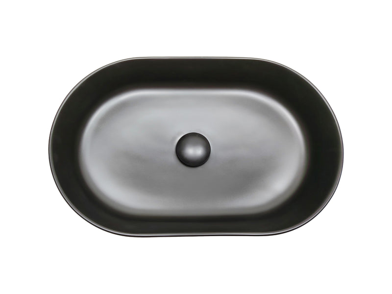Elliptic Art Basin Matte Black