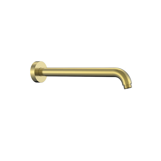 Orbit Wall Shower Arm Brushed Gold