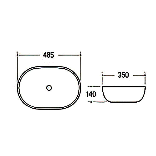 Arabescato Countertop Basin