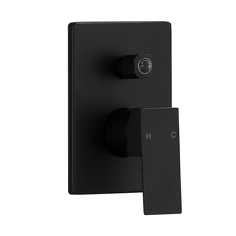 Forte Shower Mixer & Diverter Matte Black